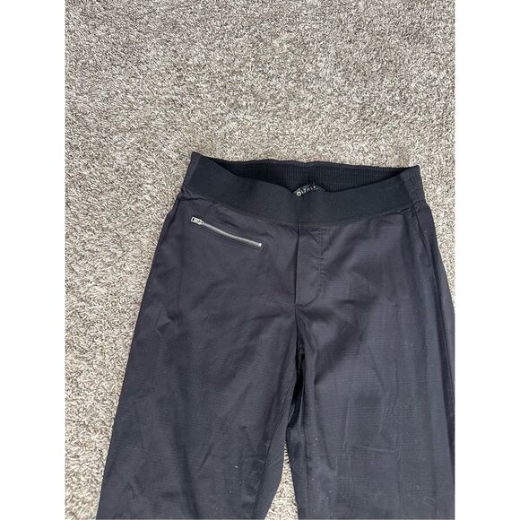 Athleta Mod Trekki Crop Ankle Slim Leg Pants Black Zippers Stretch Gorpcore 2 - Picture 3 of 11